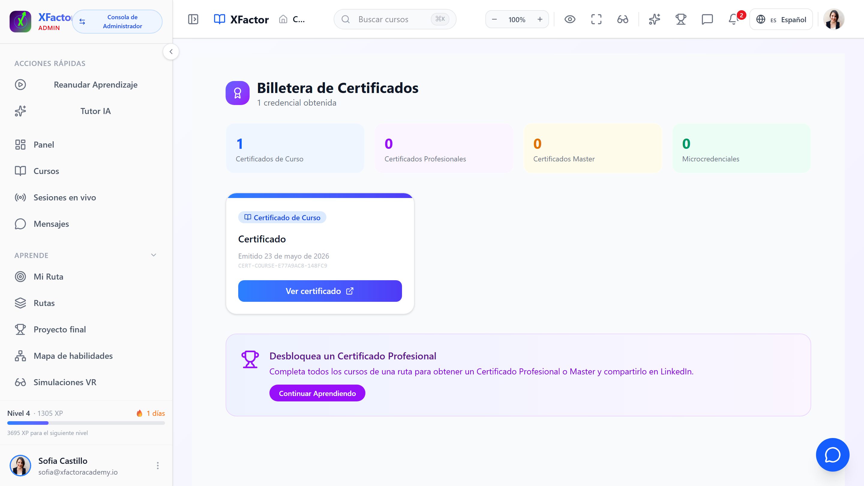 Certificados Verificables